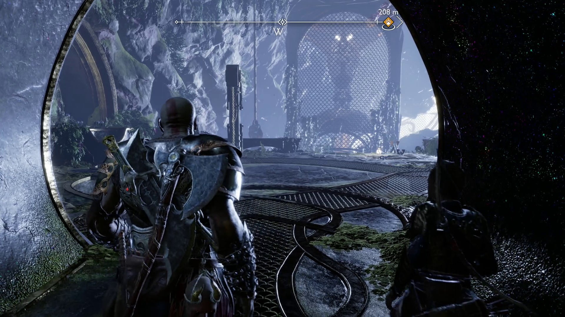 God of War Ragnarök how to solve Alfheim Temple of Light white marble